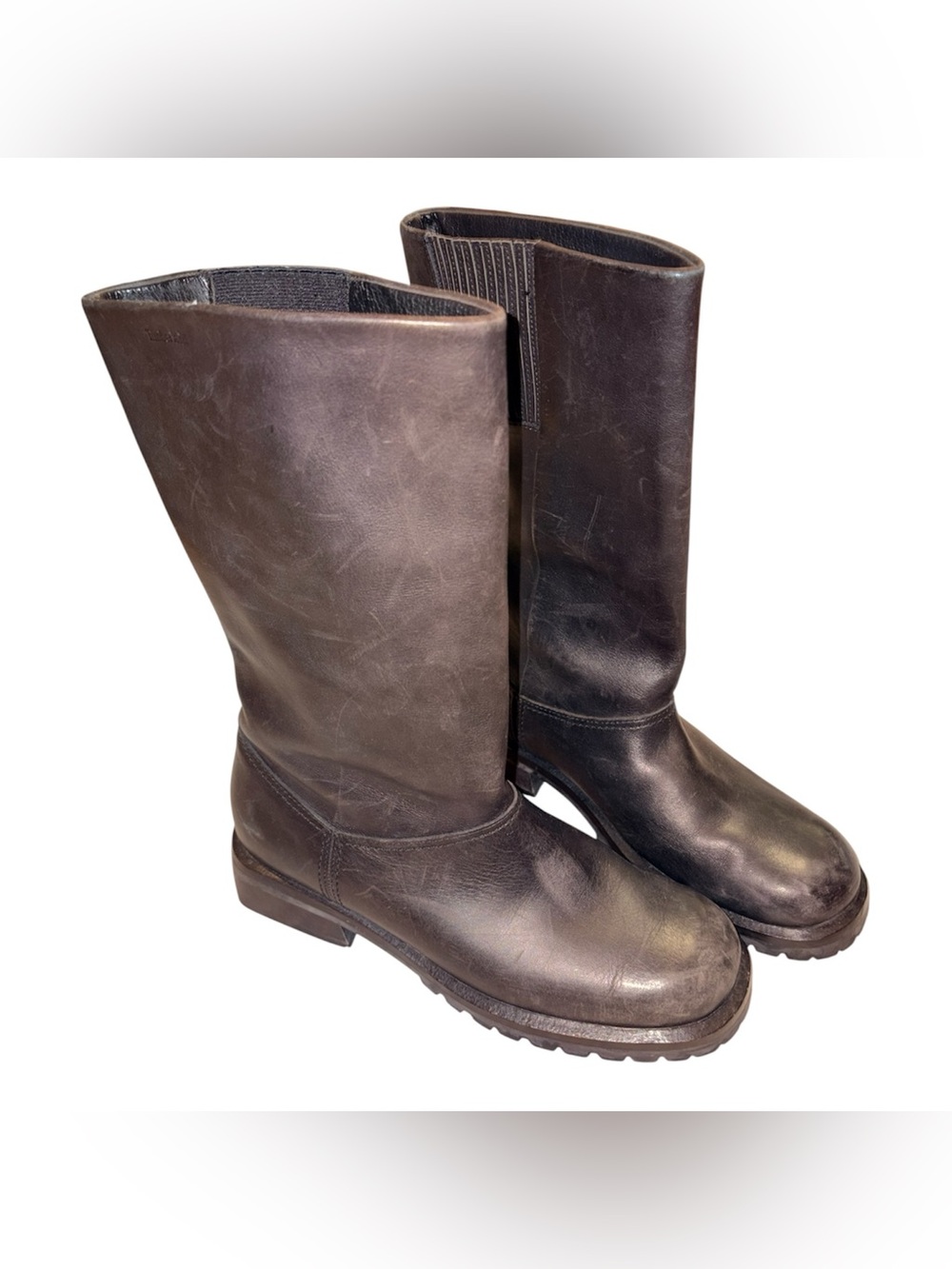 Timberland 100% Learher Moto / Riding Boot Waterproof - size 8 fall festival
